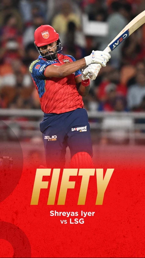 It’s time for PBKS’ ‘Sarpanch’ to soak in the applause as Shreyas Iyer brings up a superb 33-ball fifty — his 6th fifty of the season 🔥