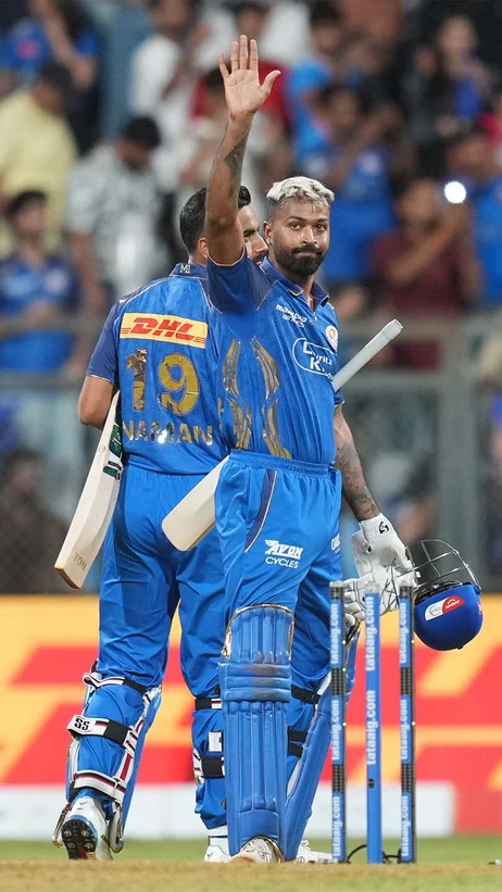 A sensational run chase ends with a boundary as the Mumbai Indians defeat Kolkata KR by six wickets 💪