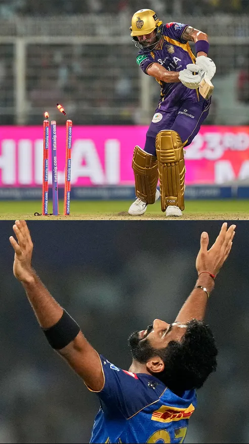 Bumrah finally gets his 4th wicket of the season.. and it is the first time he has dismissed PANDEY for the first time! 💪🏻