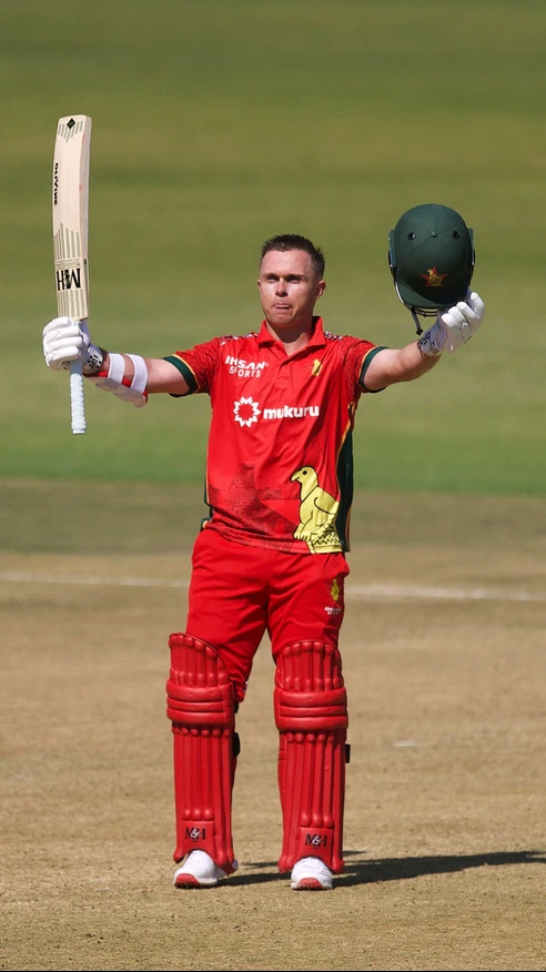 ZIMBABWE HAVE POSTED A GOOD TOTAL OF 247/6, COURTESY OF BEN CURRAN'S 111* AND EVAN'S 58*