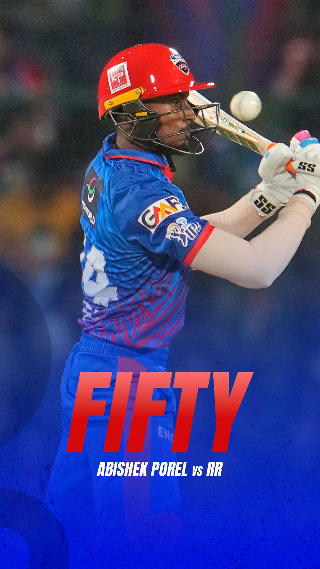 A half-century for Abishek Porel!!!! Just his 3rd outing with the bat this season and he gets to a well-composed fifty. His 4th in IPL