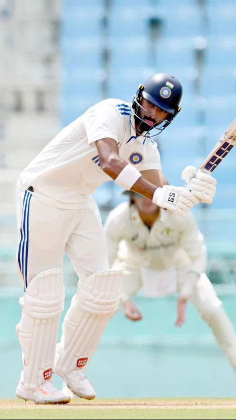 Take a bow Devdutt Padikkal 🙇‍♀️  He scored 1️⃣5️⃣0️⃣ for India A before getting out at the stroke of Lunch  on Day 4 🔥