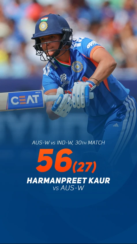 A captain's knock in every sense of the word from Harmanpreet Kaur. She brings up her fifty off 25 balls.