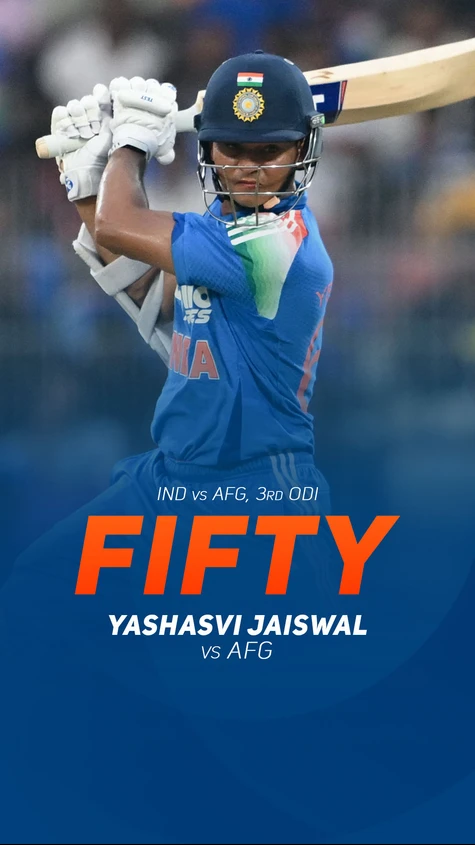 Fifty up for Yashasvi Jaiswal! 🚀 He missed out the other day in Lucknow, but makes no mistake this time around.