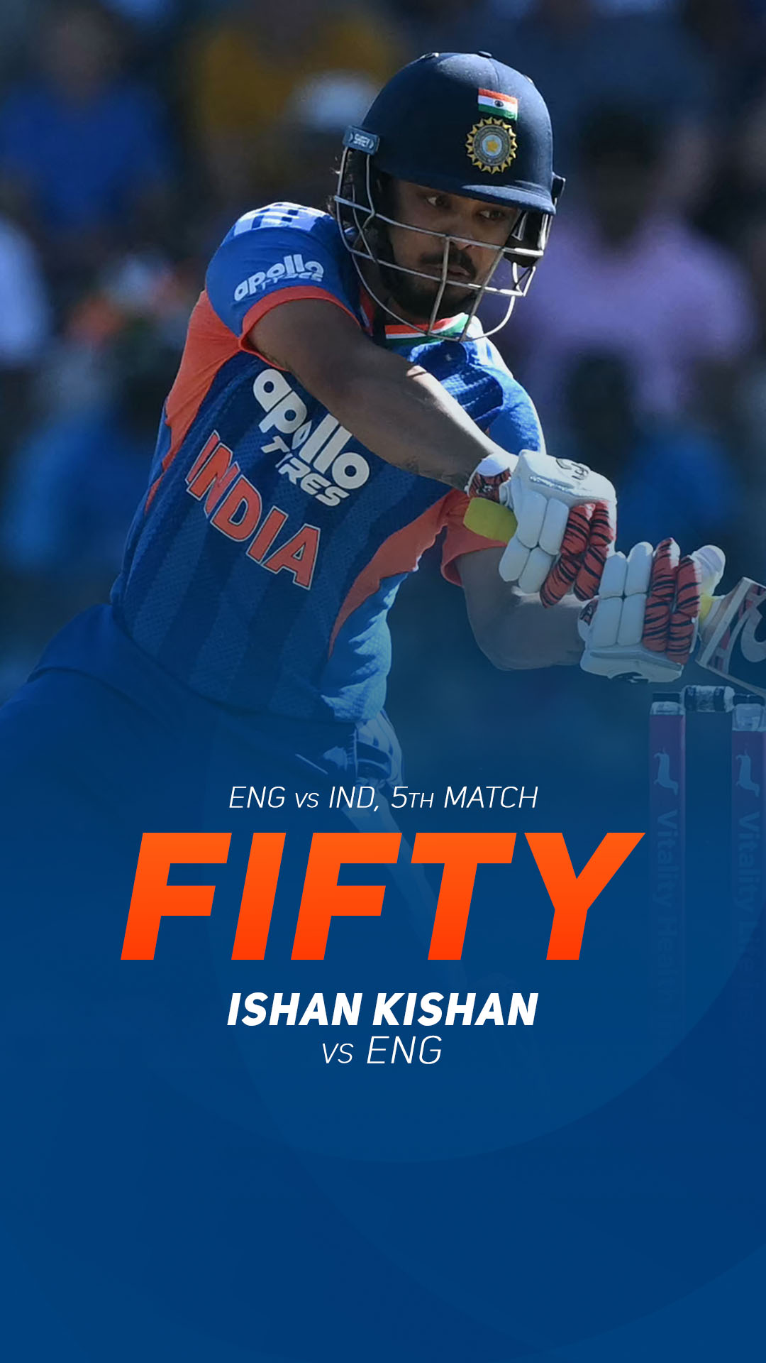50 up for Ishan Kishan! He finally gets into the act in this series! Gets there in 27 balls.