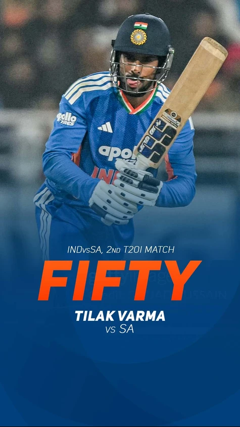 Tilak scores a fighting fifty, but India still need plenty!
