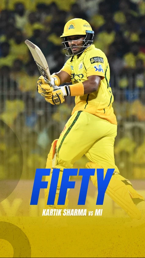 MAIDEN IPL FIFTY FOR KARTIK, AND IT CAME AGAINST MI AT CHEPAUK! 💪🏻