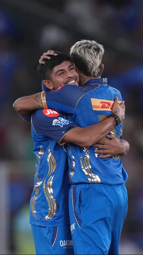 MI thrash GT in a one-sided contest by 99 runs! A COMEBACK AT LAST! 💪🏻