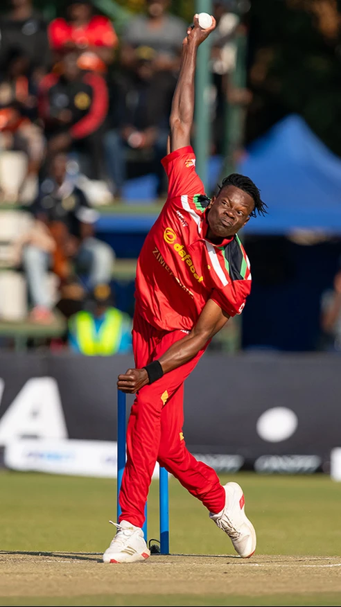 Muzarabani finished with figures of 2/26 and was the only Zimbabwe bowler to impress, taking wickets of Abhishek and Ishan Kishan