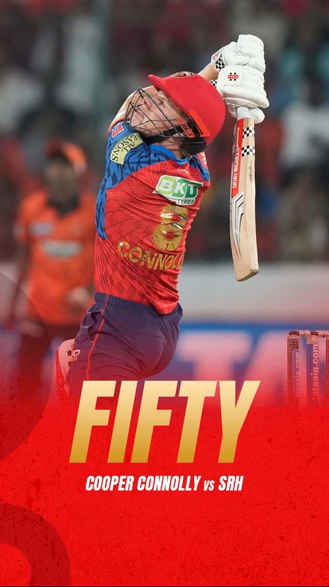 A matured innings from Cooper Connolly as he brings up a fine half-century off 34 balls! 