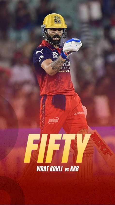67th IPL fifty for King Kohli.. and it has come after two back-to-back ducks.. NEVER EVER UNDERESTIMATE KING KOHLI IN THE CHASES! 💪🏻