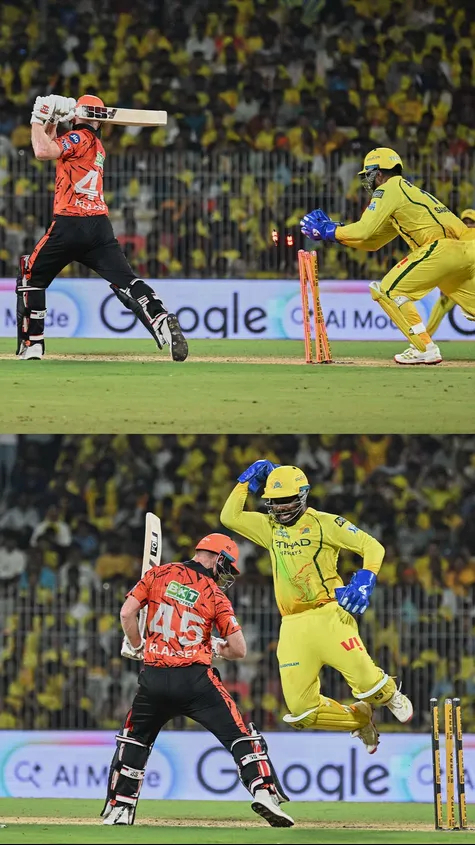 An Indian WK doing a flashy stumping at Chepauk.. We have seen this before! 