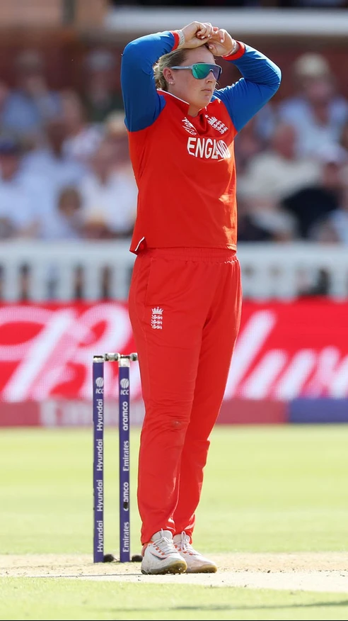 Trivia: Australia have managed to do what no other team has achieved in this tournament. For the first time in the middle overs (7-14), Sophie Ecclestone has been hit for a boundary.