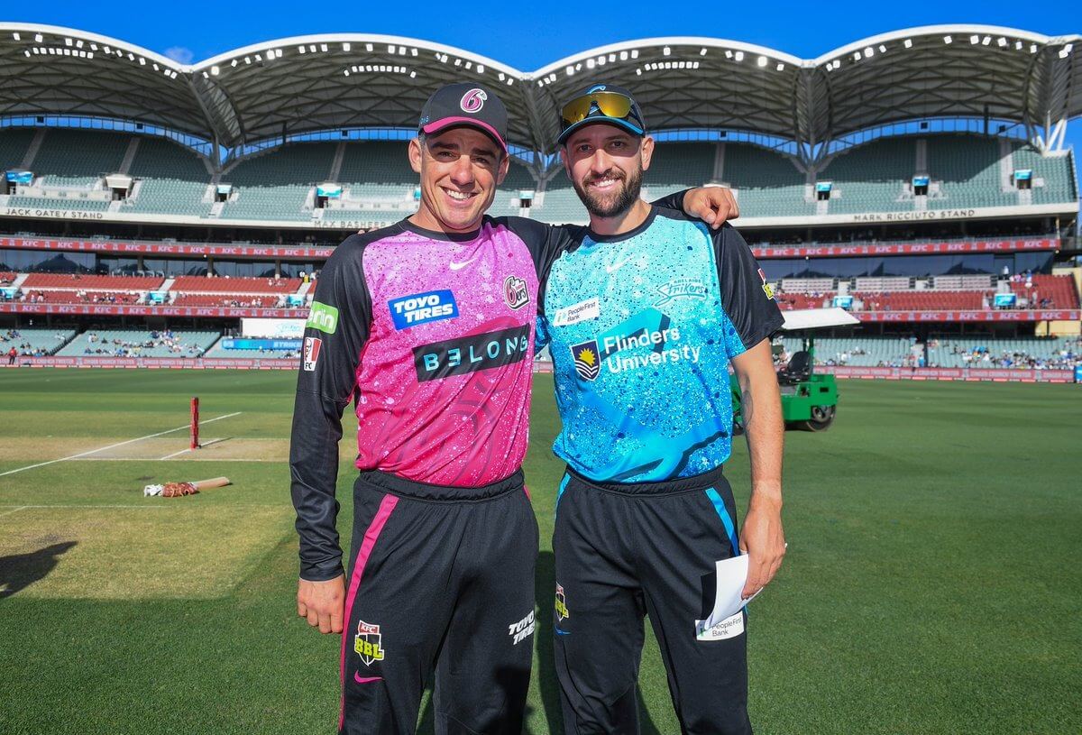 The Sixers won the bat-flip and will bowl first in Adelaide