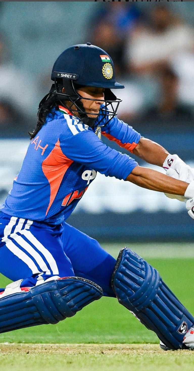 Another half century for Jemimah! Her 50th in T20 internationals. A firm and solid innings from India's number 3.