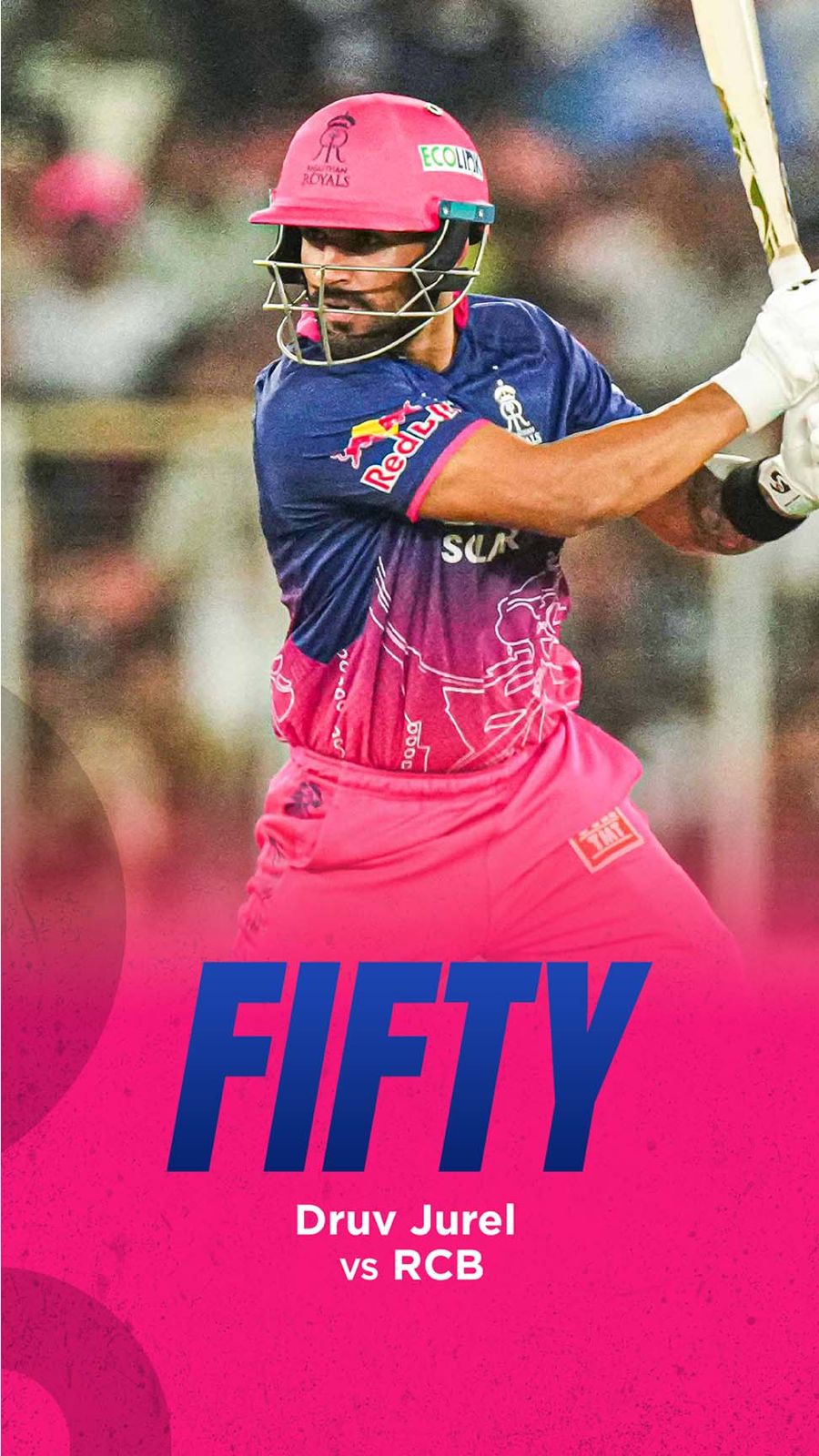 A 25-ball half century for Dhruv Jurel! Continues where Sooryavanshi left off. The job is still unfinished!
