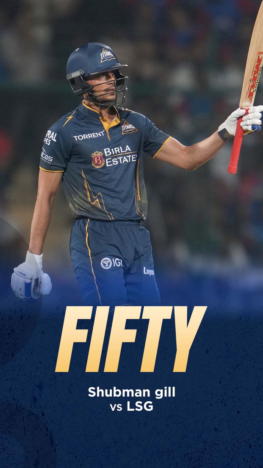 A 34-ball half century for Shubman Gill! Back-to-back fifties for the GT skipper! 