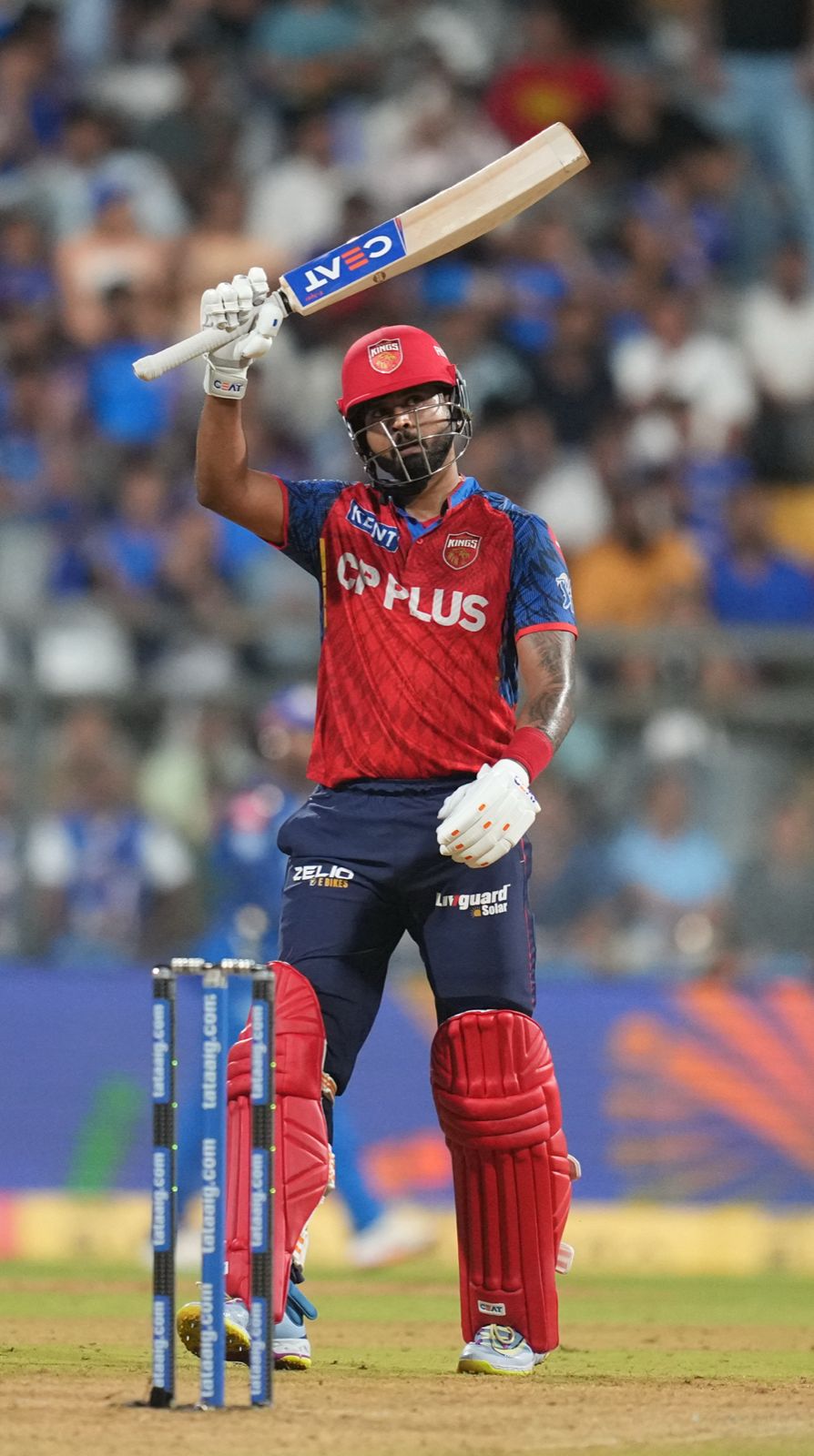 Fifty for Sarpanch! PBKS now just need 39 runs off 24 balls!