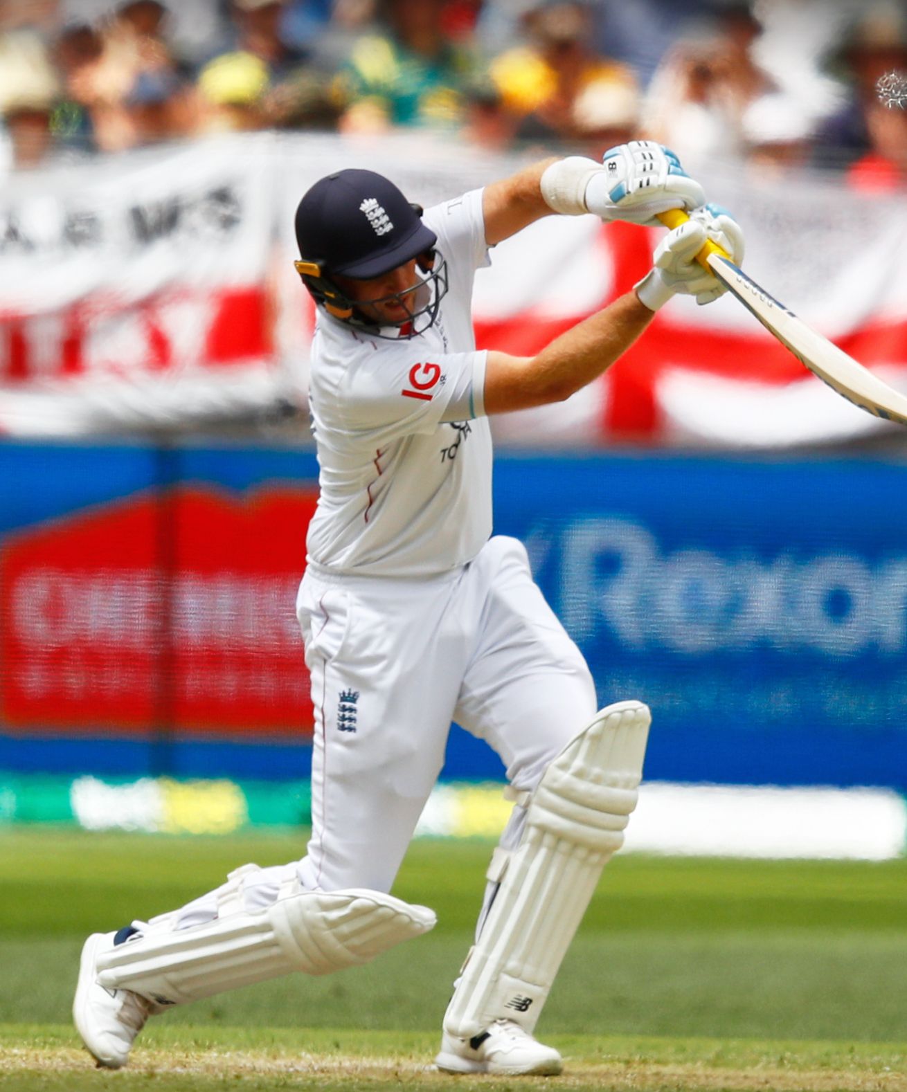 Joe Root holds firm alongside Cox as England move closer to victory in the third Test.