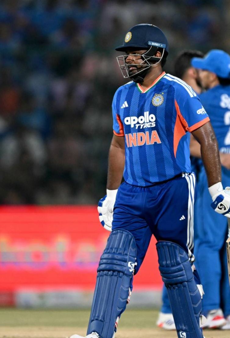 Not Sanju Samson’s day! He walks back after scoring just 10.