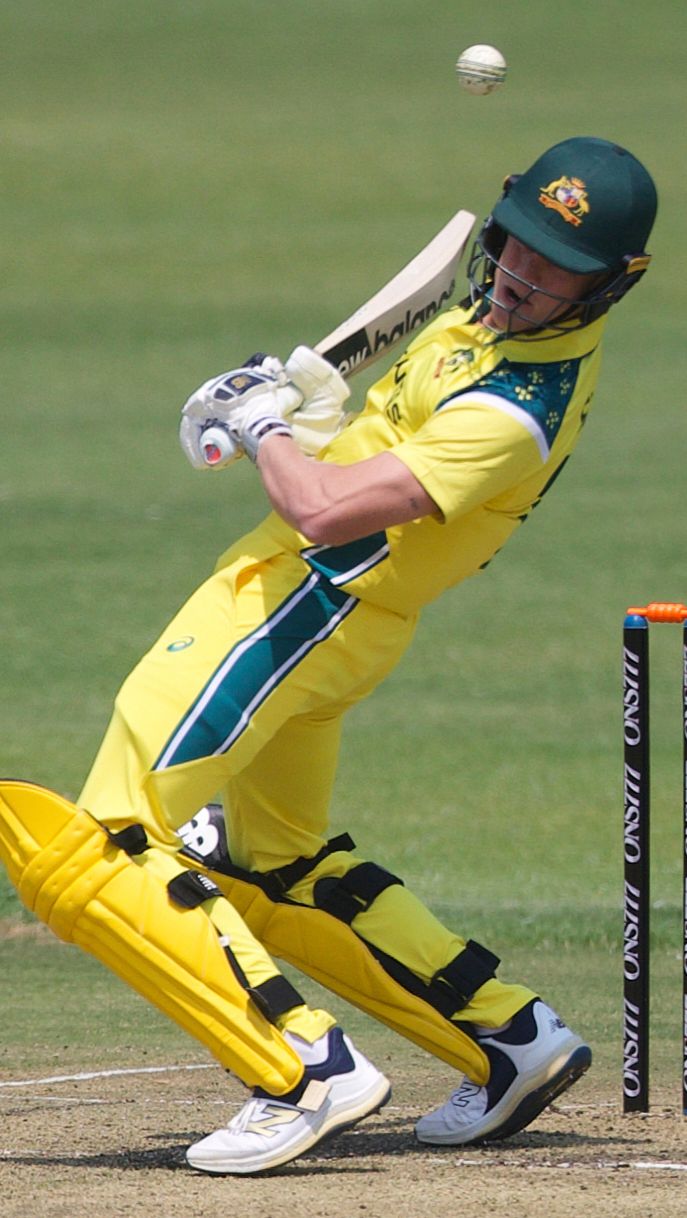 Australia finish with a massive total past 350 after a big final over. A strong batting display from the Aussies.