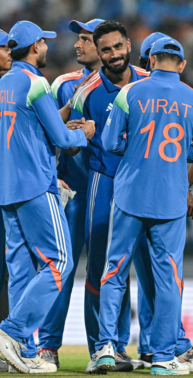 Maiden ODI wicket for Naman Dhir! He gets Sherfane Rutherford for 24 as West Indies slip to three down.