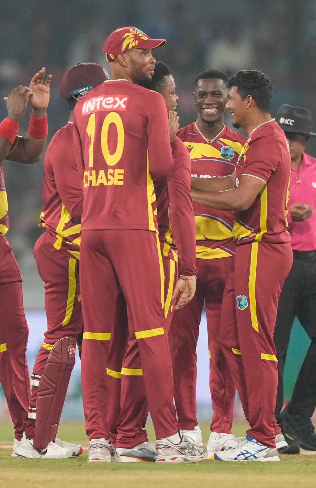 West Indies level the series 2-2! India finish on 223 as the visitors win by 24 runs.