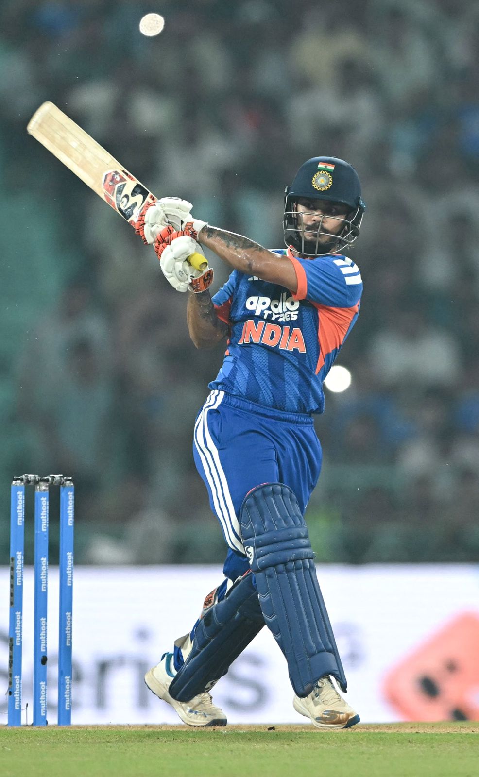 Ishan Kishan's fireworks have come to an end! 30 off 10 balls from the pocket dynamo!