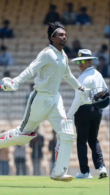 Kumar Kushagra smashed his maiden Duleep Trophy hundred against South Zone in Chennai.