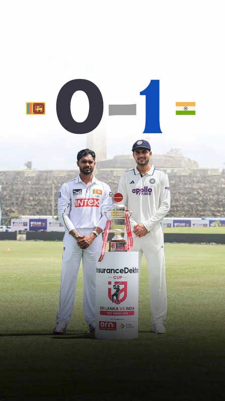 Despite the draw, Shubman Gill & Co. seal the two-match Test series 1-0! 🏆🇮🇳