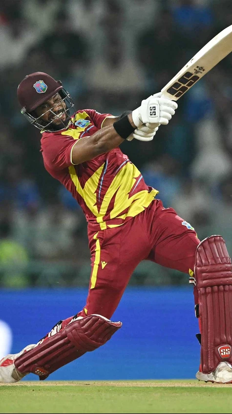 Windies pull off a heist in Ranchi! 🤯🔥 They have recorded the second-highest ever chase in men's T20Is, led by captain Shai Hope's unbeaten century.