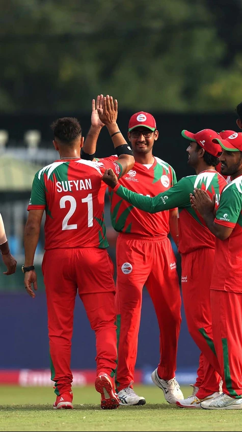 Two wickets in one over and Oman are elated