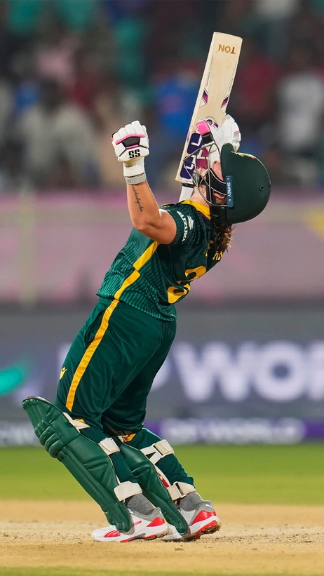 An absolute cracker of a chase by South Africa after having their backs to the wall at 142 for 6 🔥 They remain undefeated against India in ODI World Cups 💯 