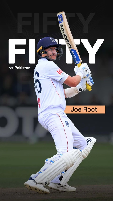 FIFTY UP! The English skipper brings up his half-century in style, off just 57 balls! 💥
