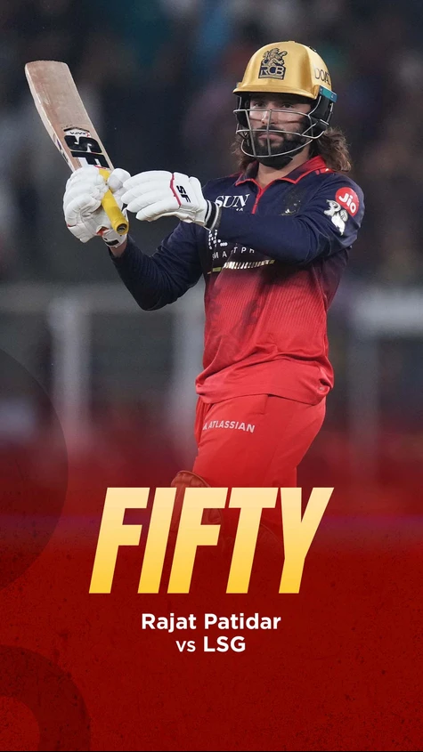 CAPTAIN LEADING FROM THE FRONT WITH A 26-BALL FIFTY AFTER RCB WERE REDUCED TO 9/2! What a counter-attack! 