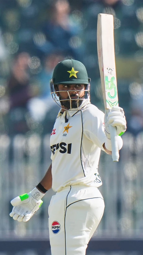 Babar Azam walks back after a well-made half-century! 👏