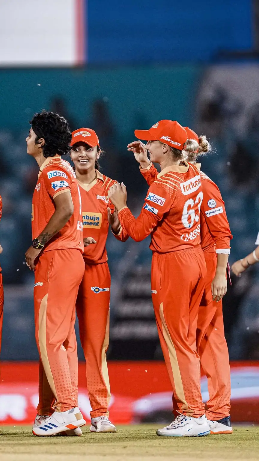 MI finish with 179/5 in 20 overs. GG need 180 runs to win.