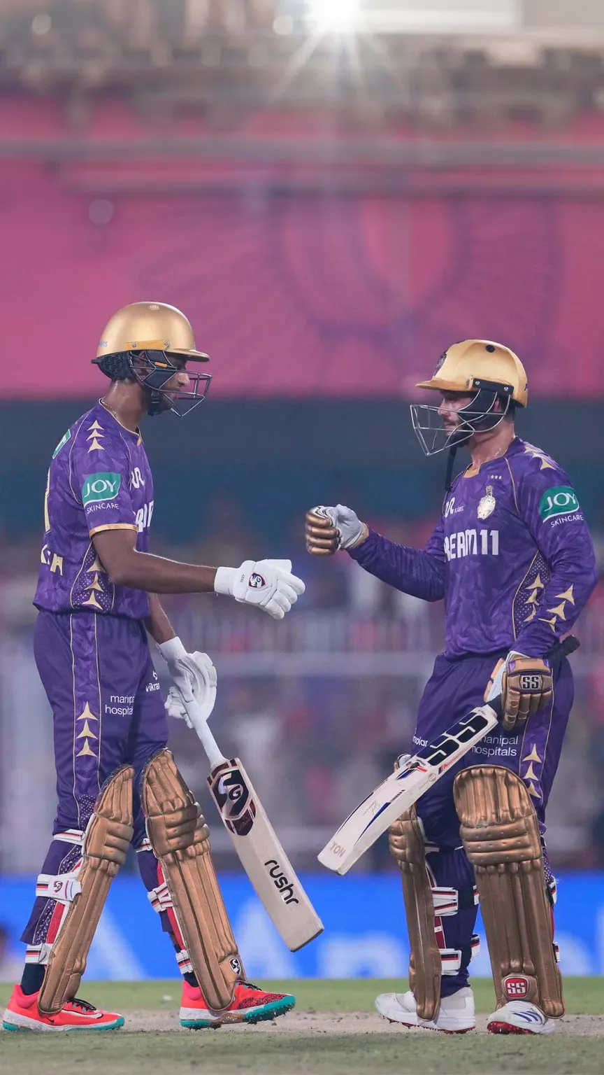 KKR register their first win of IPL 2025 🔥
