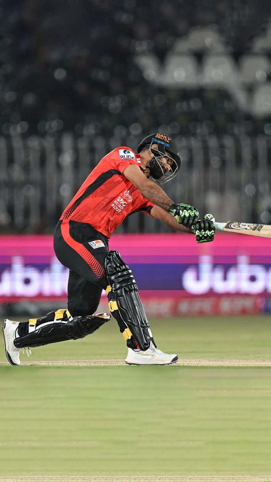 Fakhar Zaman putting on a show against Quetta Gladiators.
