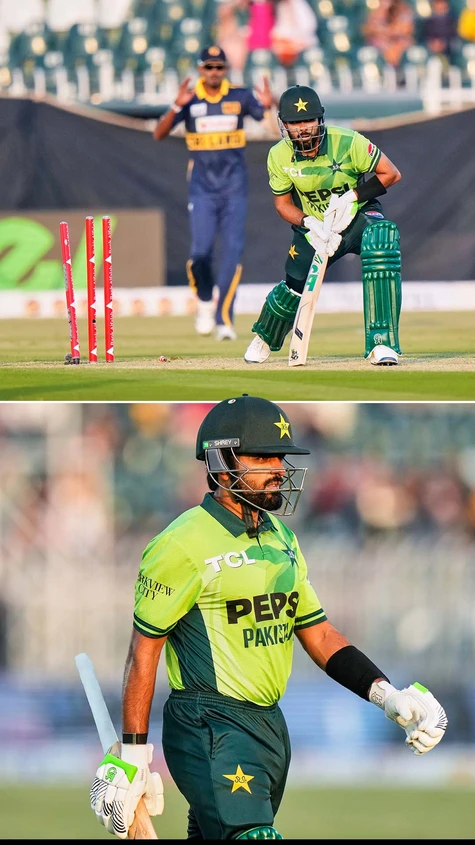 Hasaranga cleans up Babar Azam with a peach! PAK in a spot of trouble.
