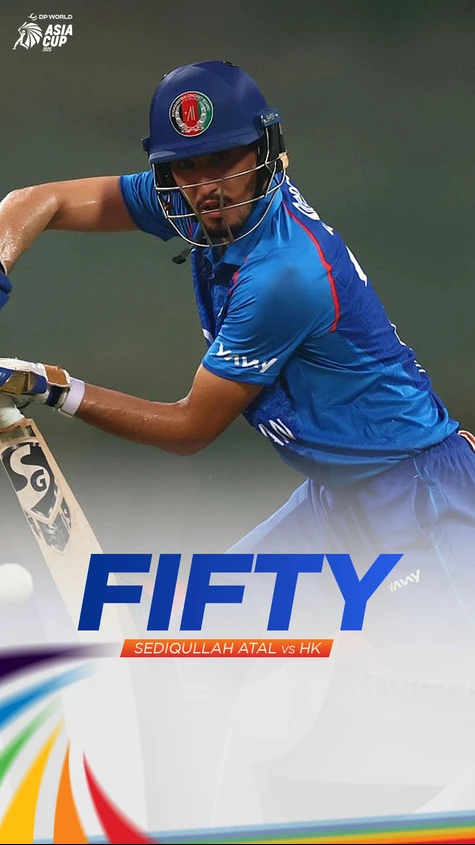 Fighting Knock – Atal Scores Fifty for Afghanistan!