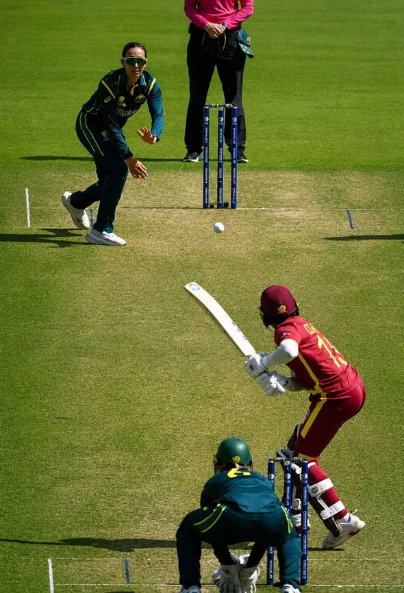 Halfway through the innings, West Indies are 58/2. Australia remain firmly in control.