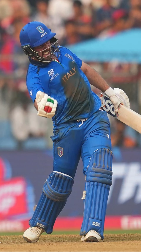 First-ever T20 World Cup win for the Azzurri! They thrash Nepal by 10 wickets with more than 7 overs to spare! 