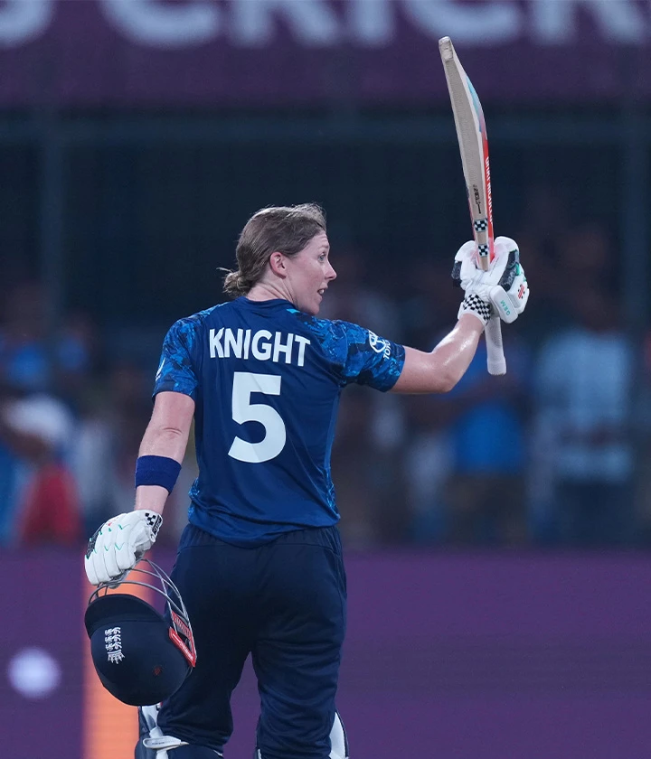 Knight Shines! England Posts Strong Total!