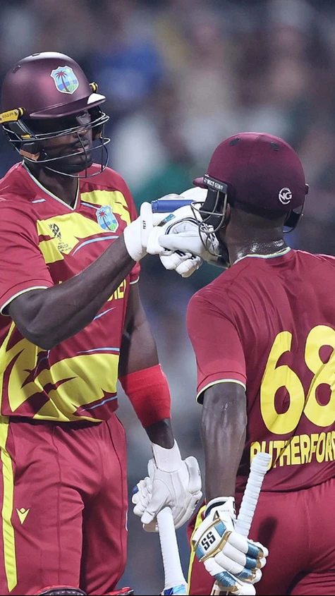  Fireworks. Fightback. Caribbean chaos. And West Indies have posted a commanding 196/6.