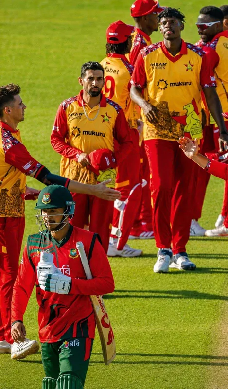 ZImbabwe draw first blood! 💪🇿🇼  A commanding start to the series in Bulawayo.