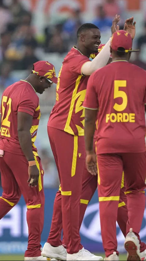 Jason Holder strikes early to put Men in Maroon on top!