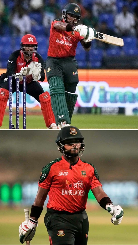 Double blow for Bangladesh! Both openers depart in powerplay!