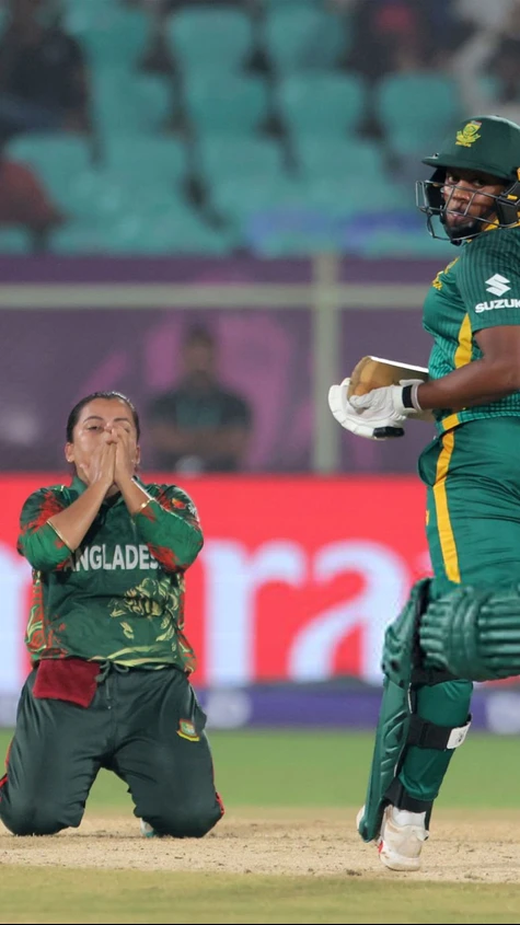 Thriller finish! SA steals it from Bangladesh!