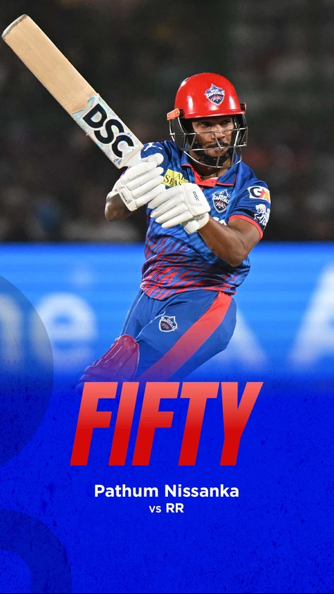 Pathum Nissanka is on fire tonight! Comes back into the XI and slams his first fifty in the IPL!!! He gets there in 23 balls